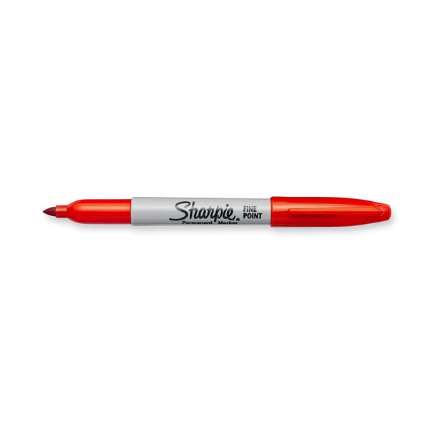 Sharpie Fine Point Permanent Markers, Optic Orange, 1 Count