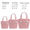 Hixulam Rubber Tote bag (Peach Pink)