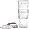 Ball Glass Nesting Mason Jars with Lids & Bands, Wide