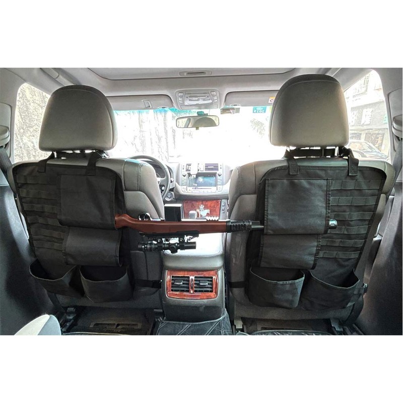 Dasiyoki Tactical Car Seat Back Organizer with Molle Panel Vehicle
