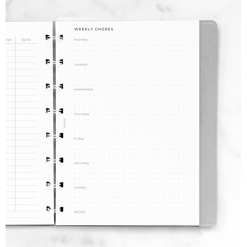 Filofax A5 Household Planner refillable Notebook Refill