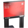 5 Star Office Book Ends Metal Heavy-duty 178mm Black (Pack