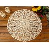 Tablecloth, Round Table Runner, Antique Style, Round Table Cover, Scandinavian