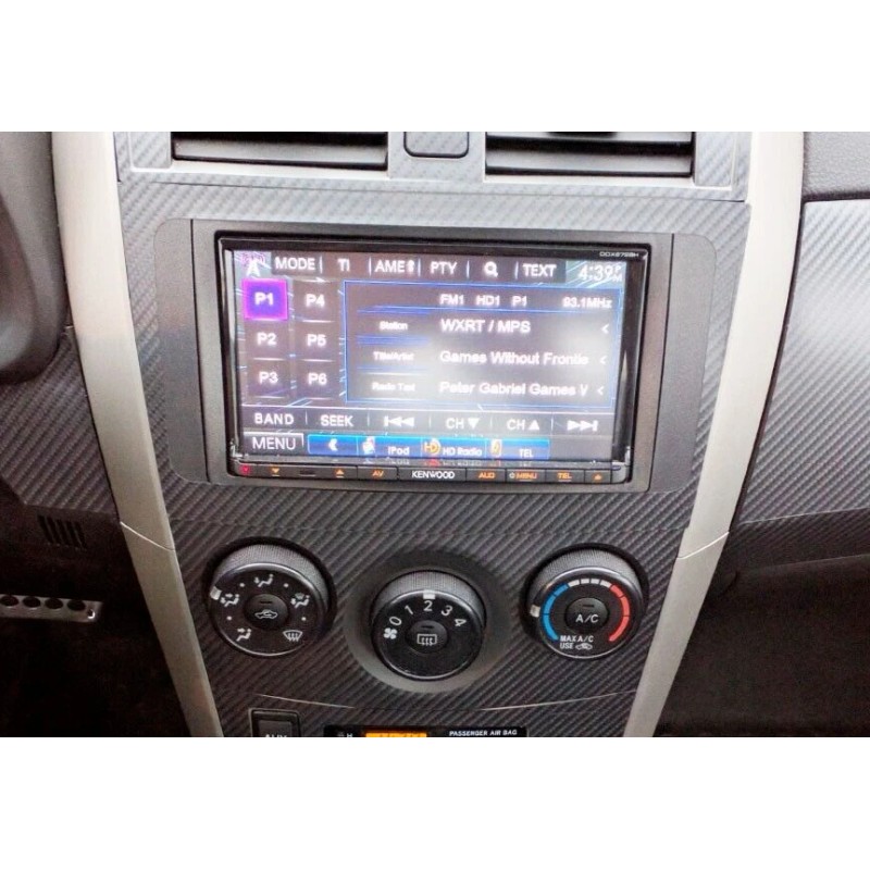 225FWY 2009-2011 Toyota Corolla Stereo Double DIN Dash/Speaker Kit w/Wire