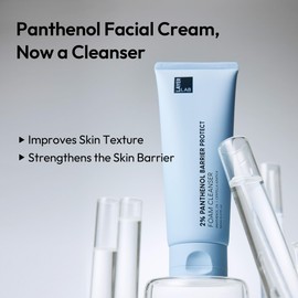 LAYERLAB 2% Panthenol Face Cleanser – Korean Face Wash for All Skin Types (Deep Pore Cleansing, Sebum Control, Hydrating, Non-Drying, Barrier-Boosting)