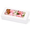 Moretoes 30pcs Cookie Boxes, 12x5.5x2.5 Inches White Bakery Box with