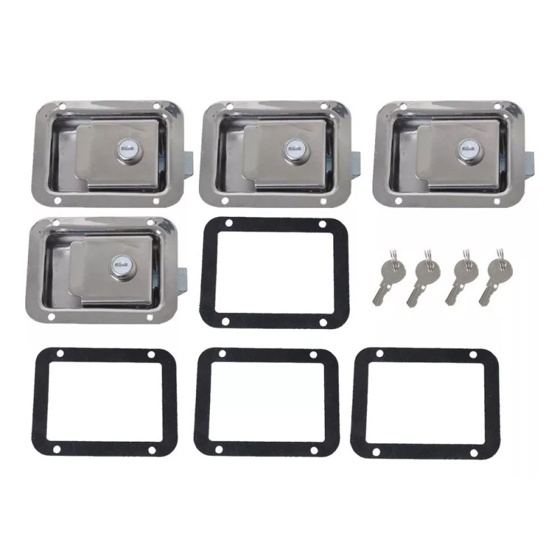 generic 4pcs Paddle Cierre Pestillo Camión Rv Caja De Herramientas