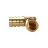 sourcing map Brass Barb Hose Fitting, 90 Degree Elbow 16mm