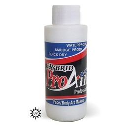 ProAiir Face and Body Painting Makeup - 2oz (60ml) Flo White