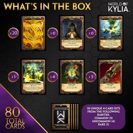 World of Kylia Saqiya Festival Starter Deck Divinus – TCG Strategy Board Games for Adults, Fun Fantasy Adult Board Games for Family Game Night Deck Building with RPG Dice & Card Game for Ages 13+