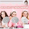 DoubleFill 6 Pcs Spa Party Mirror Spa Party Supplies Sleepover