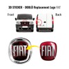 Fiat AMS 32019 Sticker Professional 3D Replacement Logo for Doblò