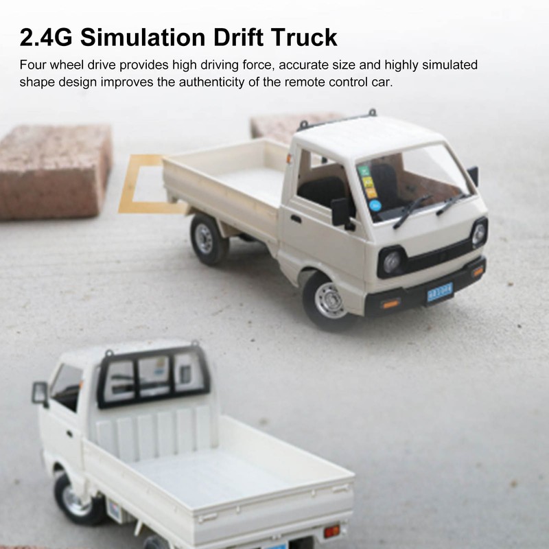 D12 Mini 1/16 4WD RC Car 2.4G Simulation Drift Truck