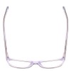 Calabria Ernest 4684 Cat-Eye Reading Glasses +4.50 Shiny Black White
