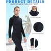 REALON Women's Mens Full Wetsuit 2mm Neoprene Back Zipper Swimming