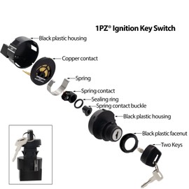 3 Pos Ignition Key Switch 4012165 4011002 For Polaris General Brutus Magnum
