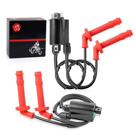 2Pcs Ignition Coil Pack and Spark Plug Cap Compatible with HONDA CBR600F2 CBR600F3 CBR600SJR 1991-1998 30510-KT7-023