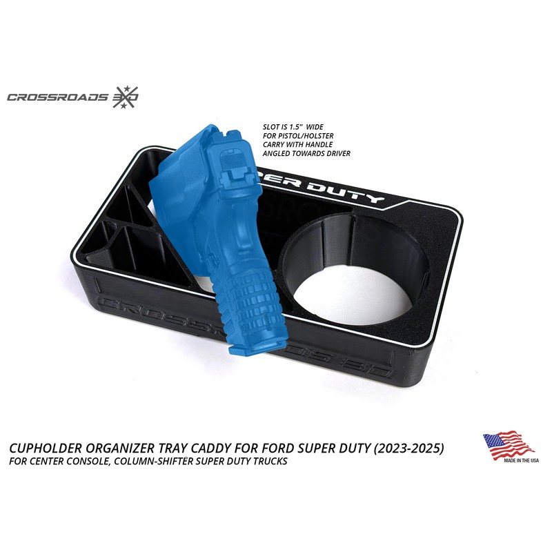 Cup Holder Organizer Tray Caddy Gun Holder for Ford Super