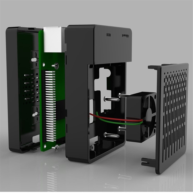 GeeekPi Case for Raspberry Pi 3 Model B+ (B Plus),