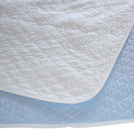 NRS Healthcare P and S Washable Bed Pad or Incontinence Protector Single with wings (Eligible for VAT relief in the UK)