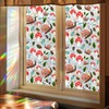 Stained Glass Window Cling,Rainbow Tinted Window Film Sun Blocking,Birds Window