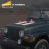 REARACE Vented Hood Louver Kit Fit for Jeep Wrangler TJ