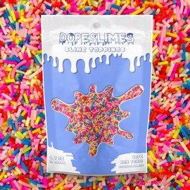 Rainbow Faux Sprinkles - 50g - Slime Toppings - DIY Polymer Clay Sprinkles Fimo Craft - Dope Slimes