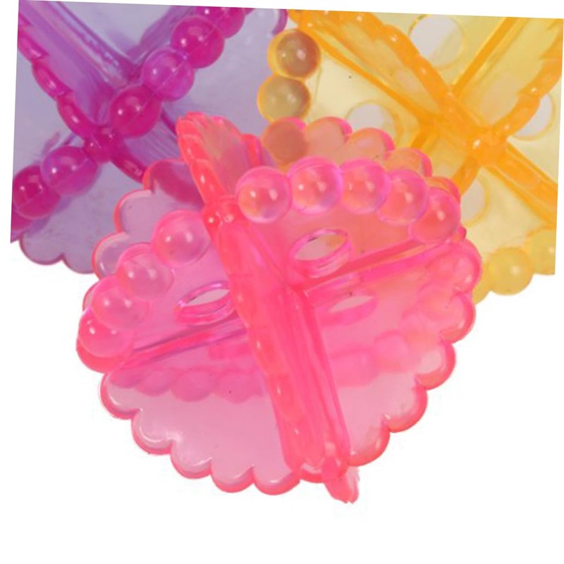KOMBIUDA 4pcs Laundry Balls Reusable Softeners to Prevent Twisting Tangles