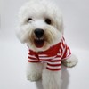 Cute Dog Clothes Striped Dog Polo Shirts Cute Sweater Puppy