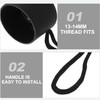 LEDMOMO Folding Umbrella Compact Plastic Handle Replacement, Anti-Slip Material, Comfortable
