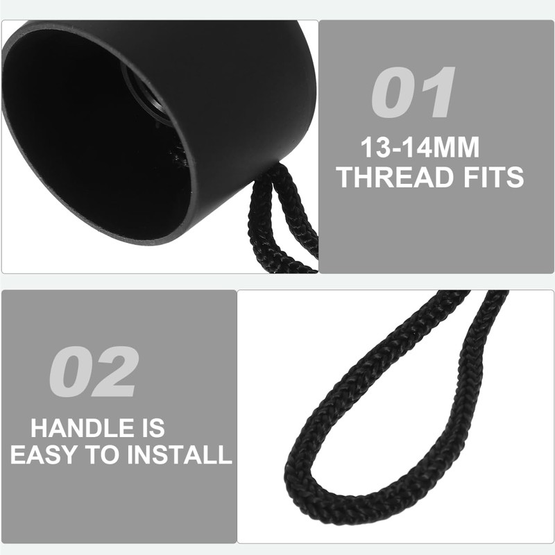 LEDMOMO Folding Umbrella Compact Plastic Handle Replacement, Anti-Slip Material, Comfortable