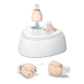 K&FCOPTEE 1 pair Of Rechargeable Hearing Aids for Senior Invisible Digital Sound Amplifier