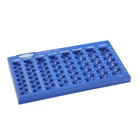 Rottner Euro-Organisation Concept 1 T02994 Money Counter Tray, Blue [Euro Currency]