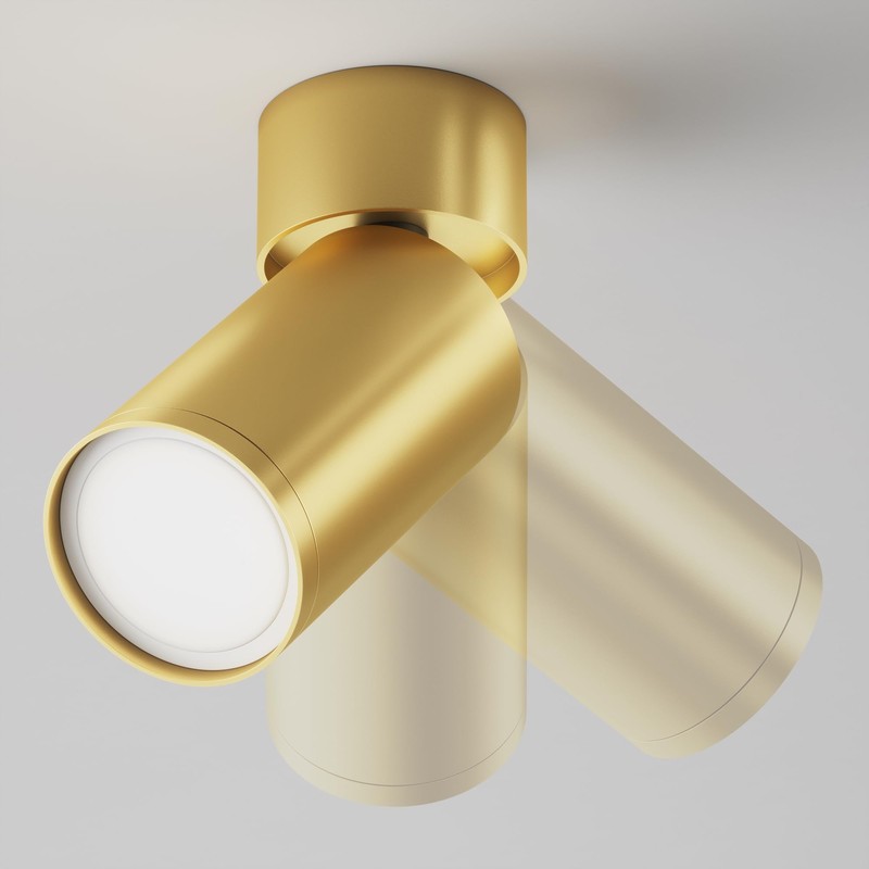 MAYTONI DECORATIVE LIGHTING Spotlight Ceiling Light Focus S Gold Matt