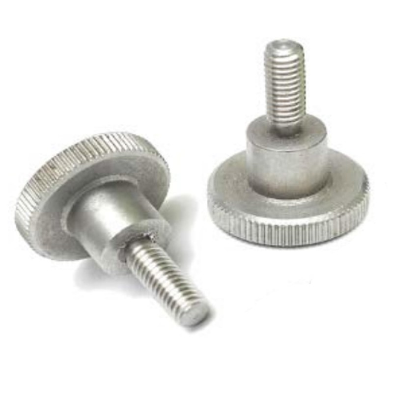 Knurled Bolt Screw Thumb Type Stainless Steel Hand Grip Knob