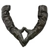 AOWPFVV Animal Handling Gloves Bite Proof Kevlar Reinforced Leather for