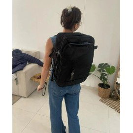 ‎MATEIN Carry on Backpack Black Extra Large Travel Backpack Expandable Weekender Bag XL