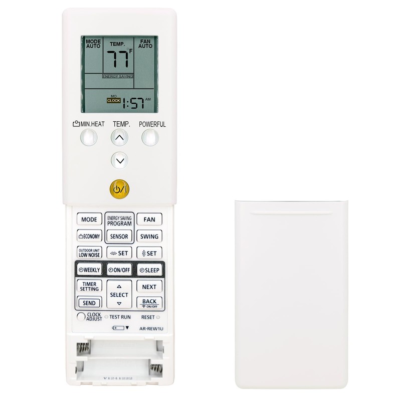 Replacement Remote Control for Fujitsu AIRSTAGE Air Conditioner AR-REW1U, 9352446283,