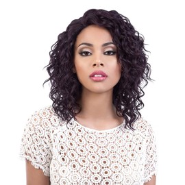Motown Tress (Alicia - Heat Resistant Fiber Full Wig in OFF BLACK