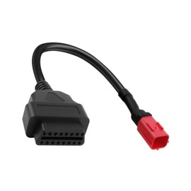 Hemlosk OBD2 Diagnosekabel Adapter 6 Polig, 33CM Motorrad Diagnosegerät Kabel für Honda Suzuki, Adapter Stecker & Fehlererkennung, Robustes OBD2 Kabel für Motorräder