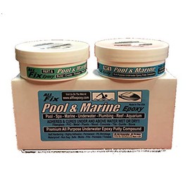 All Fix H20 Underwater EPOXY Putty Pool Marine Repair Cracks Leaks Seal Bond (24 oz. Unit) Surfboard Kayak Canoe DING Chips Cracks LEAKS