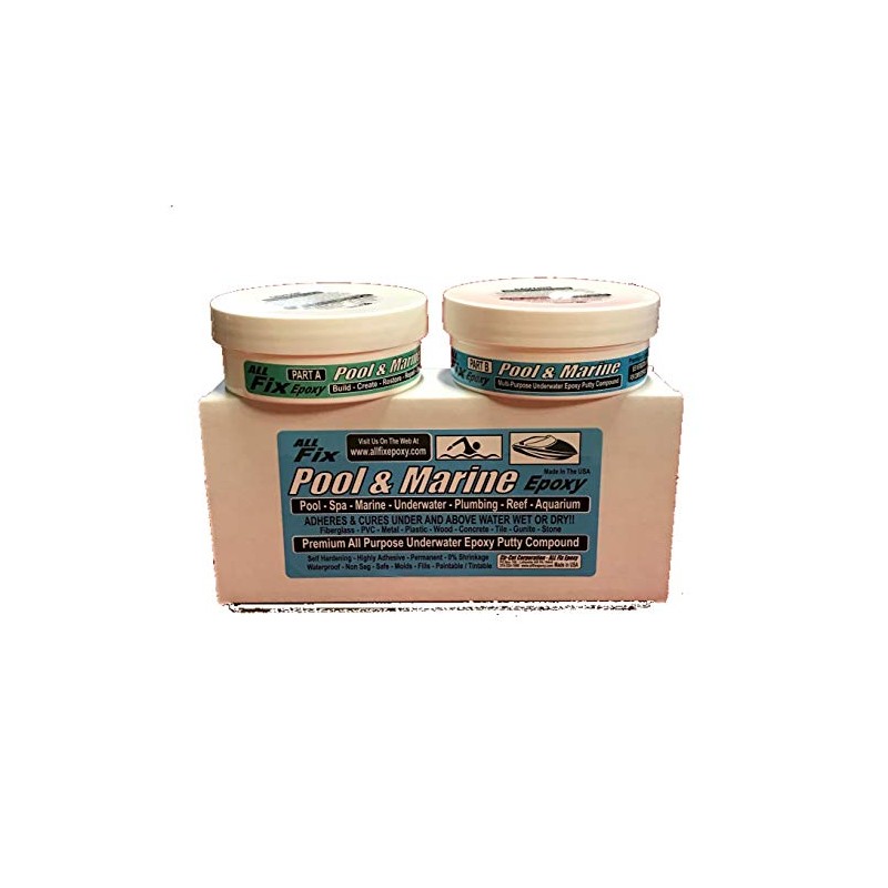 All Fix H20 Underwater EPOXY Putty Pool Marine Repair Cracks