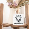 Nrleey Funny Chicken Wood Signs - Funny Chicken Decor Desk