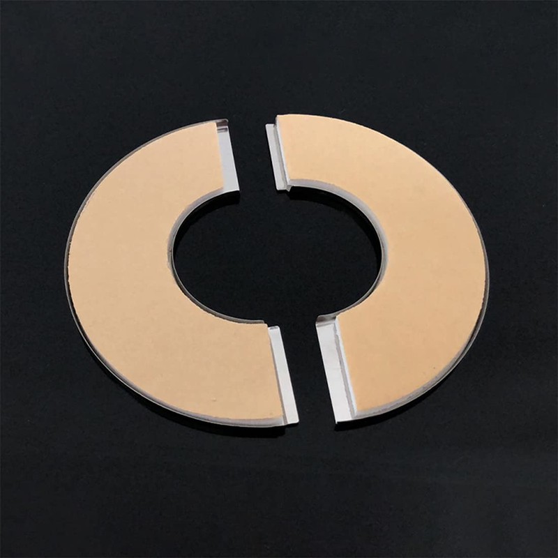 6Pcs Snap- in Faucet,Water Pipe,Wall Hole, Wall Hole,Ugly Cover (Stainless
