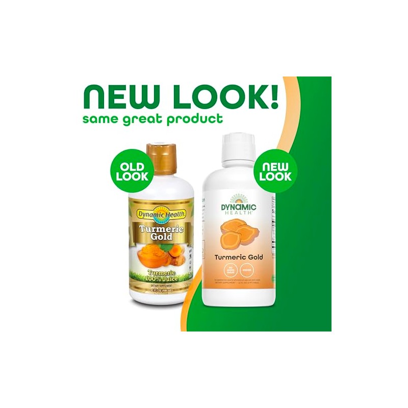 Dynamic Health Labs Turmeric Gold Supplement, 32 Ounce