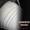 emma kites White 0.8mm UHMWPE Micro Cord Rope Whipping Twine