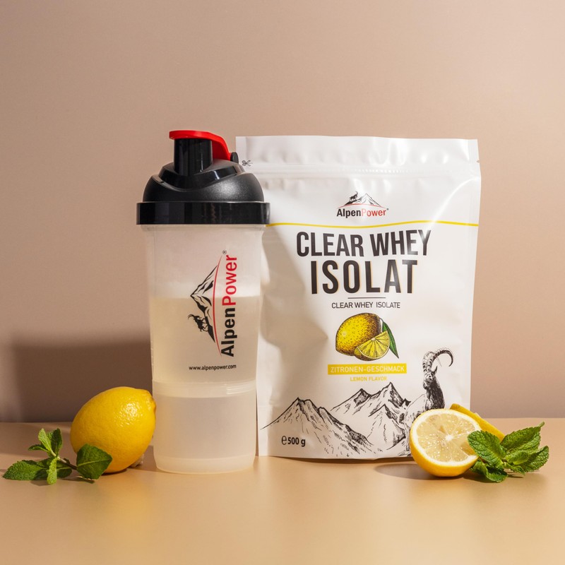 AlpenPower Clear Whey Isolate Lemon 500 g - Clear, Refreshingly