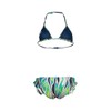 Arena Girls Water Print Bikini Triangle Two Pieces, Zebra, 62