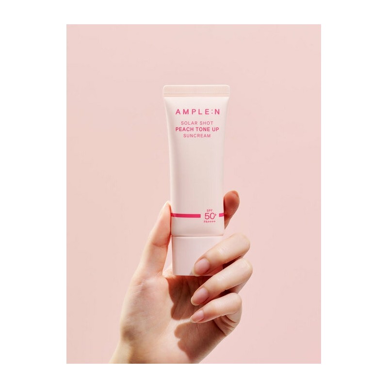 [1+1] Ampoule N Solar Shot Peach Tone Up Sun Cream