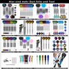 CyeeLife-Dart Tool+100 Rubber Rings|Dart Accessories|2BA Aluminum Shaft Antiskid Rubber O